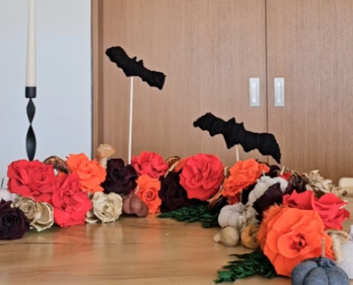halloween-floral decoration
